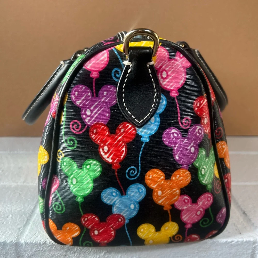 Retired Dooney & Bourke Disney Parks 10th Anniversary Mickey Balloons Satchel - Picture 6 of 16